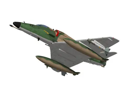 Douglas A-4SU Super Skyhawk 3D model