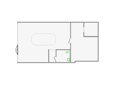 Commercial Interior Sketch - 1001-1500 SF - Xactimate 3D model