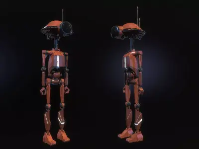 Pit Droid Star Wars  3D model