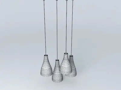 Earrings Black Free 3D model