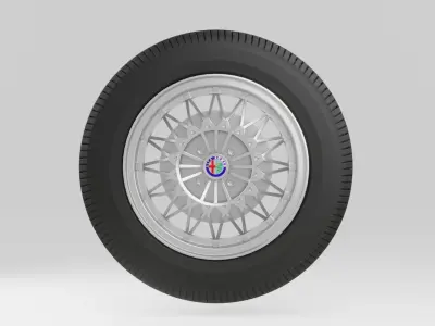 Alfa Romeo Z33 Free Time 1984 Wheel 3D Model 3D model