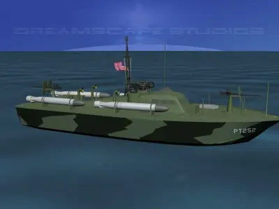 Patrol Torpedo Boat PT252 3D model