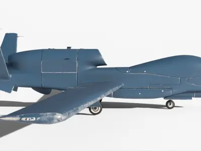 8K Unmanned Aerial Vehicle Drones UDIM textures 3D model