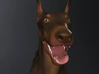 Doberman Model 3D model