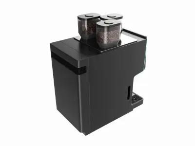 Commercial automatic coffee machine 3D model