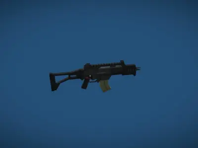 G36 Low-poly pixel Low-poly 3D model