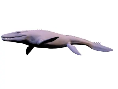 mosasaurus 3D print model
