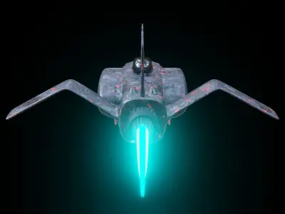 Sci Fi Spaceship 3D model