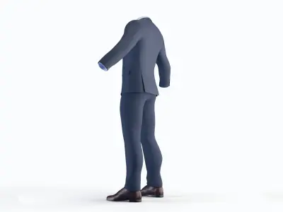 Business Clothing Male 3D model