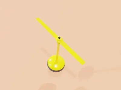 Doraemon Take Copter - Bamboo Copter - The Hopter 3D model