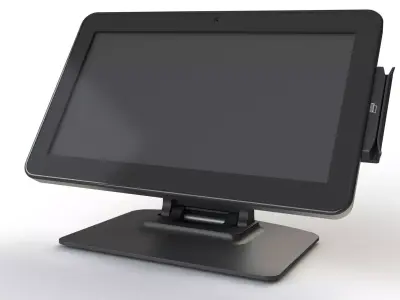 POS terminal monitor 15 inches 3D model