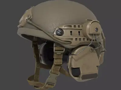 Tactical helmet Ops-Core Low-poly 3D model