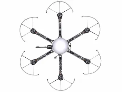 AirCraft 01 - Drone 3D model