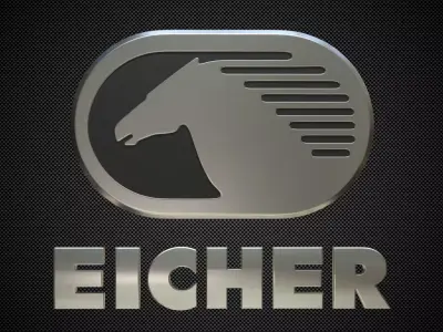 eicher logo 3D model