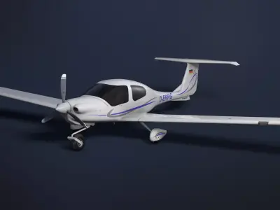 Diamond DA40 3D model