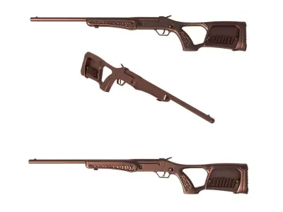 SS POLY TUFFY  - rifle 3D print model