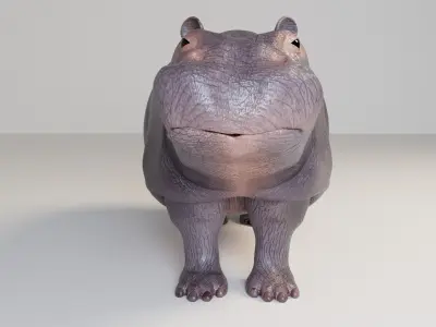Hippopotamus 3D model
