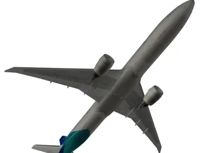 Boeing 777-300ER Garuda Indonesia 3D model