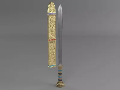 EGYPTIAN SWORD 3D model