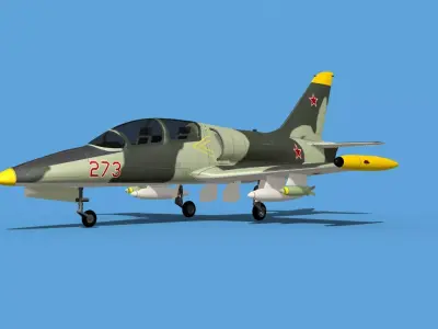 Aero Vodochody L-39C Albatross Russia 4 3D model
