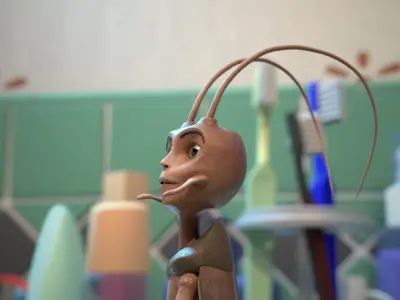 Character BUG - Fully Rigged - MoCap ready  Low-poly 3D model