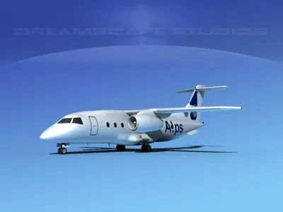 Dornier 328Jet Alps 2 3D model