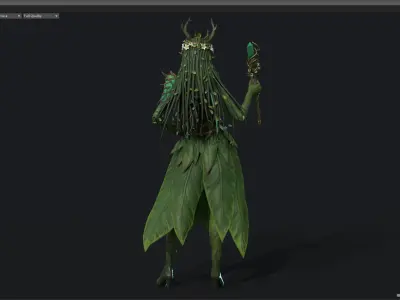wood elves 3D model