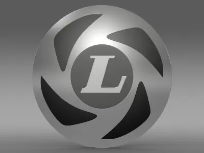 Ashok Leyland logo 3D model