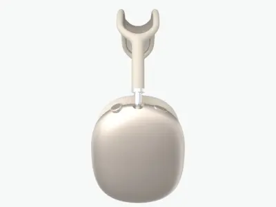 Apple Airpods Max Starlight 3D model