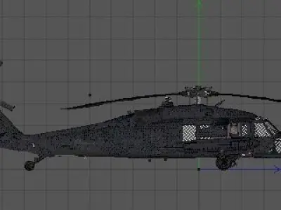 UH-60 Blackhawk SOAR 3D model