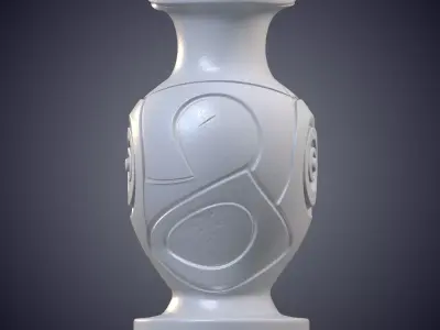 Steampunk Bronze Vase Industrial Table Centerpiece PM-1003 3D print model