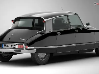 Citroen DS 23 Pallas 3D model