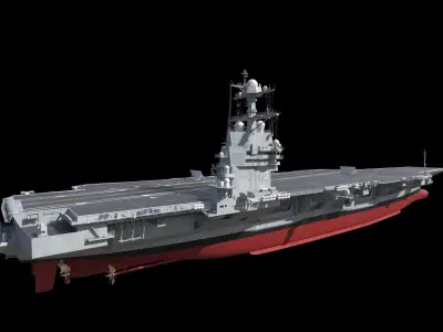 CVN-78 USS Gerald Ford Aircraft carrier 3D model