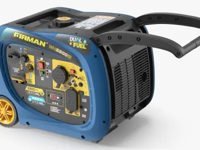 Firman Portable Dual Fuel Inverter Generator 3D model