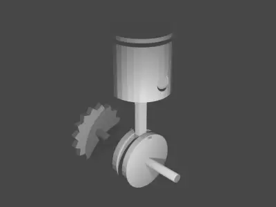 Single Cylinder 3D model