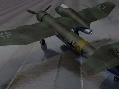 Blohm und Voss Bv-P 194 3D model