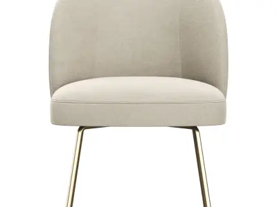 Greer Upholstered Dining Chair 3D model
