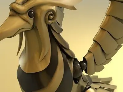 Mechanical Phoenix 3D model