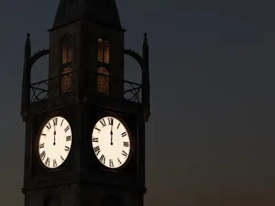 Victorian Clock Tower 3D model