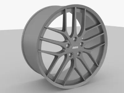 BBS CC-R Low-poly 3D model