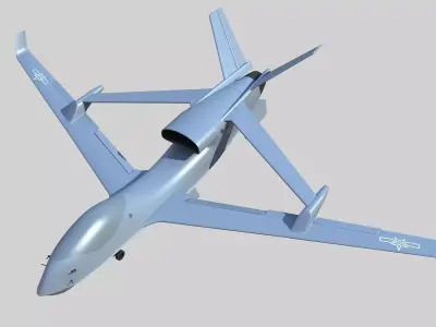 Chengdu Xianglong WZ7 UAV 3D model