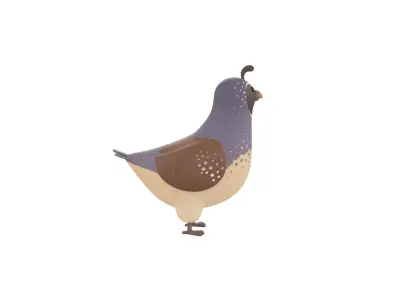 Character327 Quail 3D model