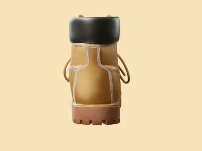TIMBERLAND BOOT Free low-poly 3D model