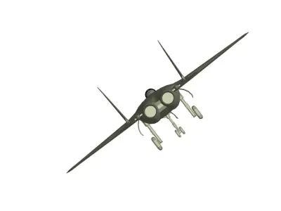 Sukhoi Su-47 3D model
