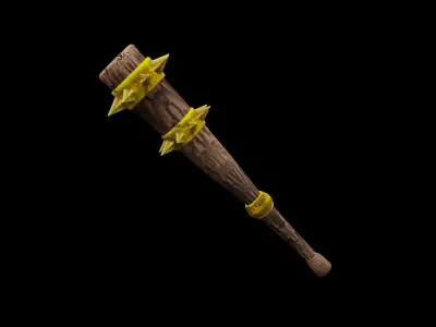 3d cartoon club Low-poly 3D model