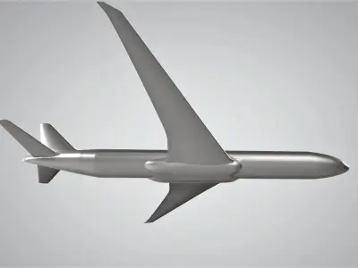 Boeing 777-300ER 3D model