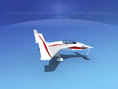 Rutan VariEze V12 3D model