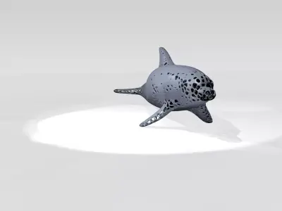 Dolphin Voronoi 3D model