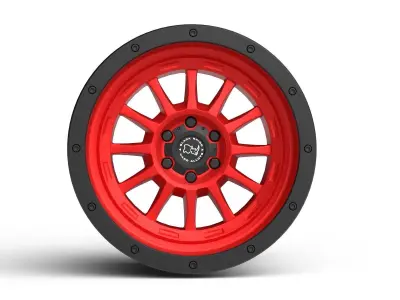 Black Rhino DUGGER Candy Red 3D model