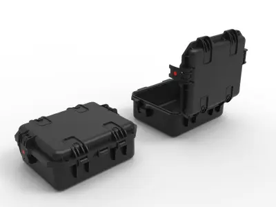 Box small -Military Case 207 3D model 3D model